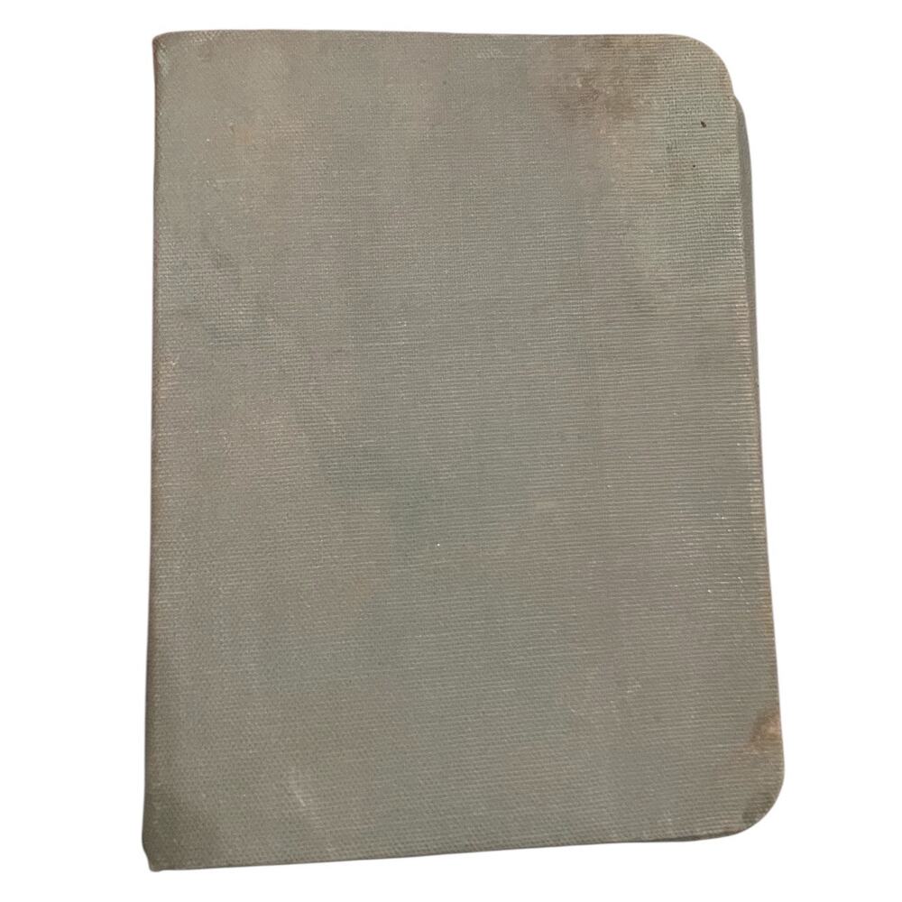 Vintage MCM Address Book Organizer Binder 3 Ring Gray Monogram
